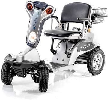 Tzora Titan Hummer XL Folding 4-Wheel Mobility Scooter