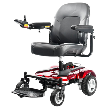 ez-go lightweight portable power wheelchair p321 by merits