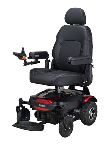 dualer compact fwd/rwd power wheelchair p312 by merits